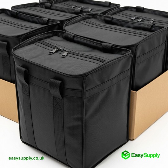 Black Vest Carriers Bags 8 x 13 x 18 Carrier Bags
