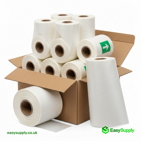 Clear Bags On Roll 9 x 14 x 18 Carrier Bags