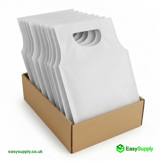 White Vest Carriers Bags 13 x 19 x 23 Carrier Bags