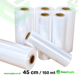 45 cm 150 mt Lenght PVC Cast Film Wrap Stretch