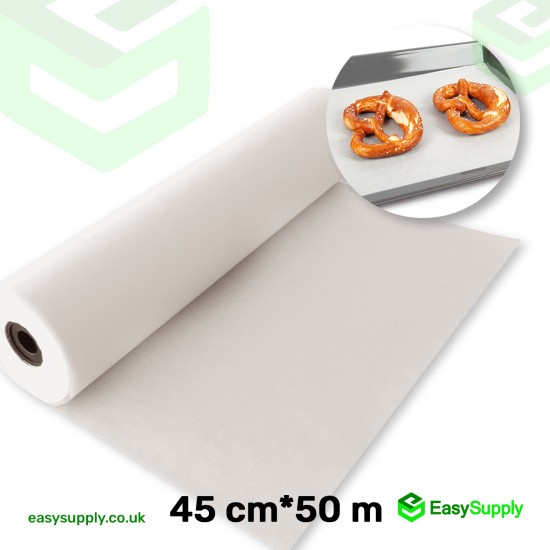 45 cm x 50 mt Baking Parchment Paper Roll 6 Rolls