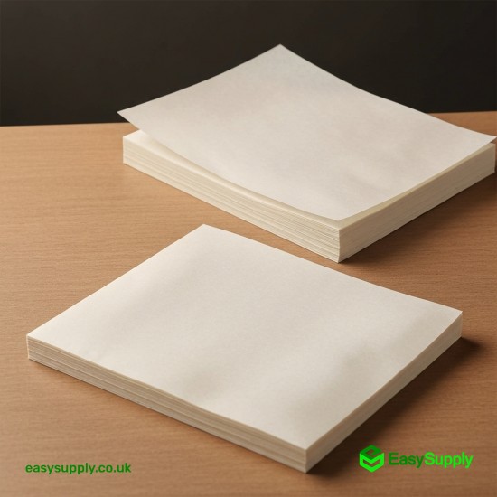 Blue Stripe Printed Grease Proof Sheets Size: 10 x 12,5 Pizza Boxes