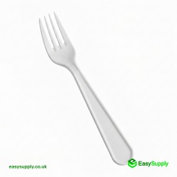 PP White Fork Heavy Duty - Reusable 180 mm 