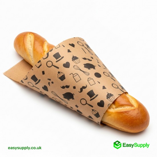 14 x 18 Brown Kraft Paper Bag Greaseproof Paper