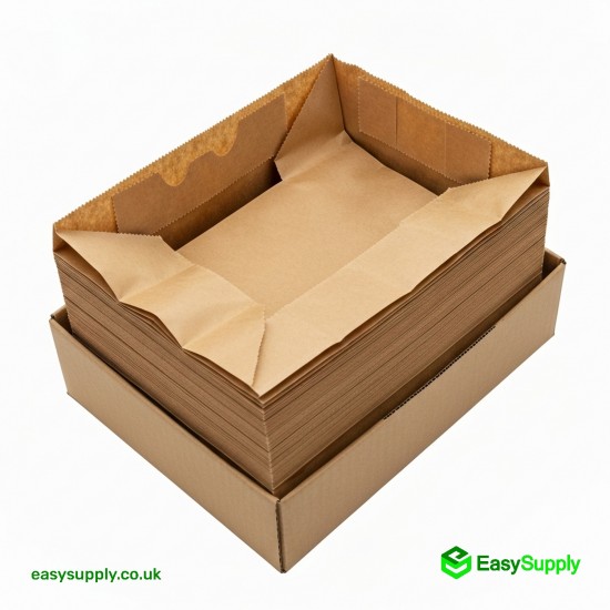 14 x 18 Brown Kraft Paper Bag Greaseproof Paper