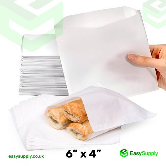 6" x 4" Greaseproof Paper Bags