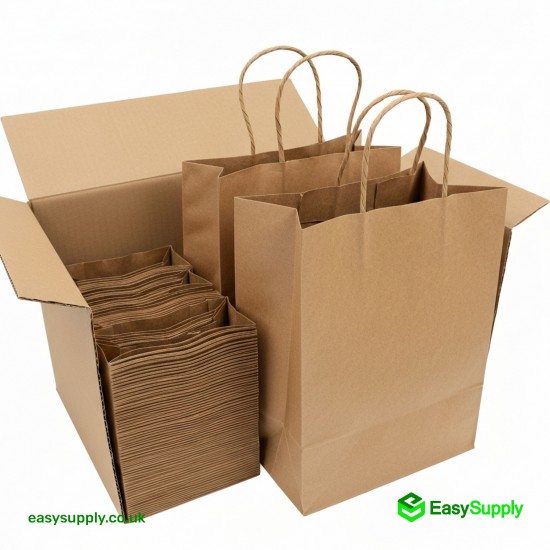 8.5 x 8.5 Brown Kraft Bag Greaseproof Paper