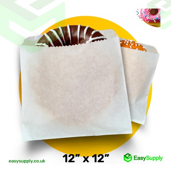 12" x 12" Greaseproof Paper Bags