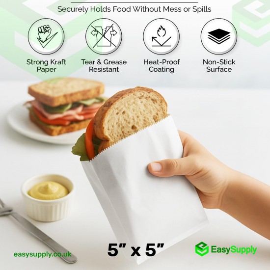 5"× 5" Greaseproof Paper Bags