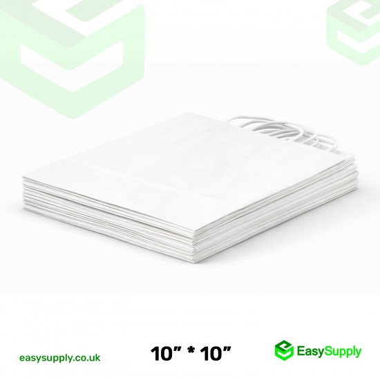 10 x 10 White Paper Bag Greaseproof Paper