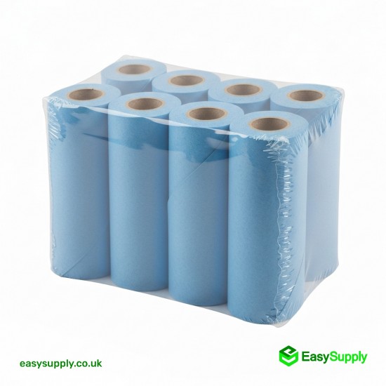 Blue Centrefeed 150 M 166 M Flat Rolls 6 Cleaning Products