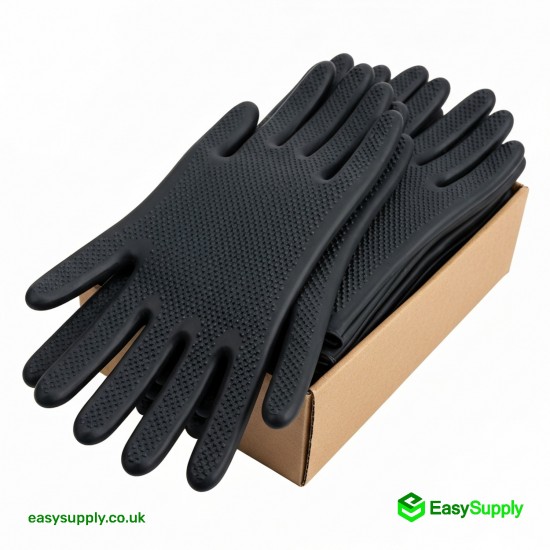 Small Black Nitrile Powder Free Gloves
