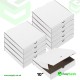 10 Plain White Premium Quality Pizza Boxes 90 Pcs