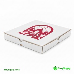 15 Plain White Premium Quality Pizza Boxes 45 Pcs