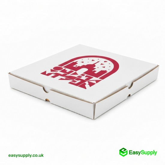 15 Plain White Premium Quality Pizza Boxes 45 Pcs
