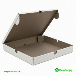 9 Plain White Premium Quality Pizza Boxes 90 Pcs