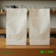 Medium White External Handle SOS Paper Bags Size: 220 x 100 x 245 mm 250 Pcs Foil Bags