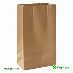 Brown SOS Grab Bag No Handles 310 x 160 x 440 mm 100 Pcs 