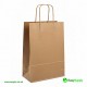 Medium Brown SOS Paper Bag External Flat Handles Size: 220 x 100 x 240 mm 250 Pcs Foil Bags