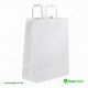 Large White SOS External Flat Handle Bags Size: 250 x 140 x 300 mm 250 Pcs Foil Bags