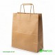 Large Brown SOS Paper Bag External Flat Handles 250 x 140 x 300 mm 250 Pcs Foil Bags