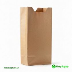 Brown SOS Grab Bag No Handles 250 x 160 x 400 mm 100 Pcs 