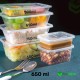 650 ml Microwave Food Containers with Lids