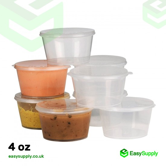 4 Oz Hinged Sauce Pots