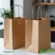 Jumbo Brown Plain Twisted Handle Paper Bags 320 x 210 x 320 100 Pcs Approx Foil Bags
