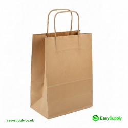 Jxxl 32 Jumbo Brown S.o.s Paper Bag Internal Flat Handles Size: 320 x 210 x 260 mm 250 Pcs 