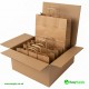 Jxxl 32 Jumbo Brown S.o.s Paper Bag Internal Flat Handles Size: 320 x 210 x 260 mm 250 Pcs Foil Bags