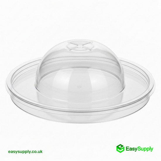 16 oz 12 Dome Smoothie Cup Lid 95 mm Cups