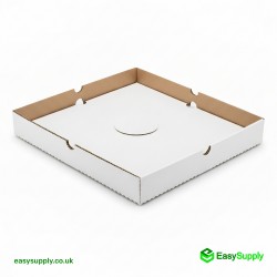 20 Plain White Premium Quality Pizza Boxes 45 Pcs