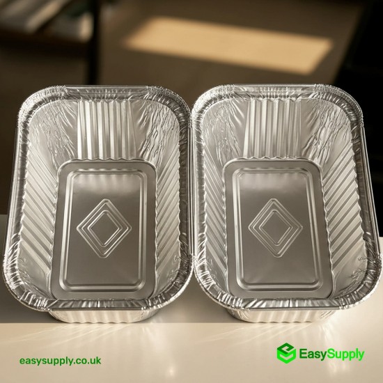 Half Deep Gastro Container Premium Foil Containers