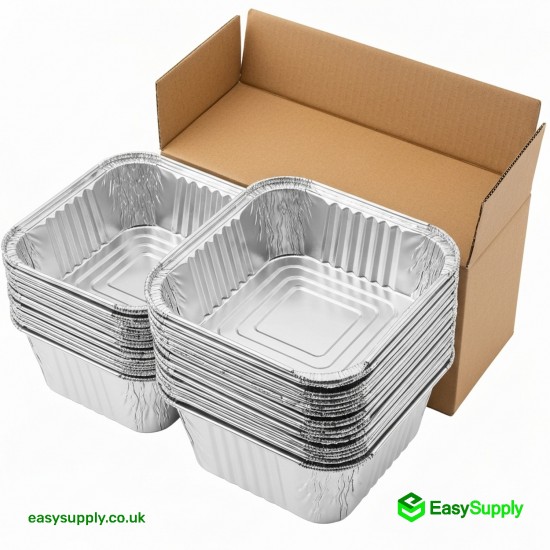 Half Deep Gastro Container Premium Foil Containers