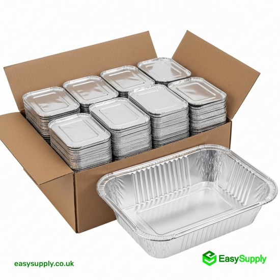 Full Gastro Foil Lids 50 Pcs Container Lids