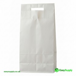 6 x 5 White Paper Bag Greaseproof Paper