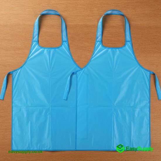 Disposable Aprons Blue Packed 10 x 100 1000 Pcs Cleaning Products