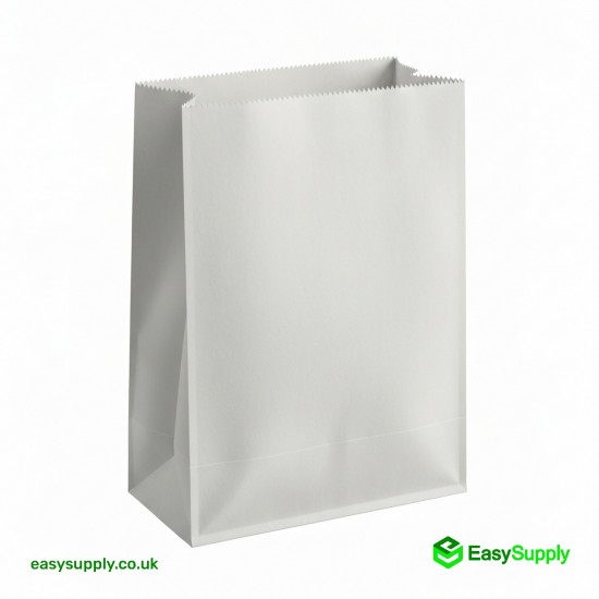 7 x 7 White Paper Bag Greaseproof Paper
