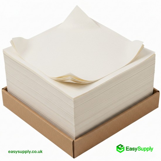 7 x 7 White Paper Bag Greaseproof Paper