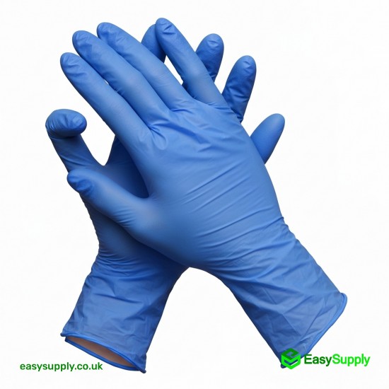Small Blue Nitrile Powder Free Gloves