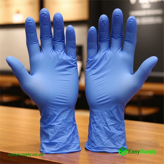 Small Blue Nitrile Powder Free Gloves