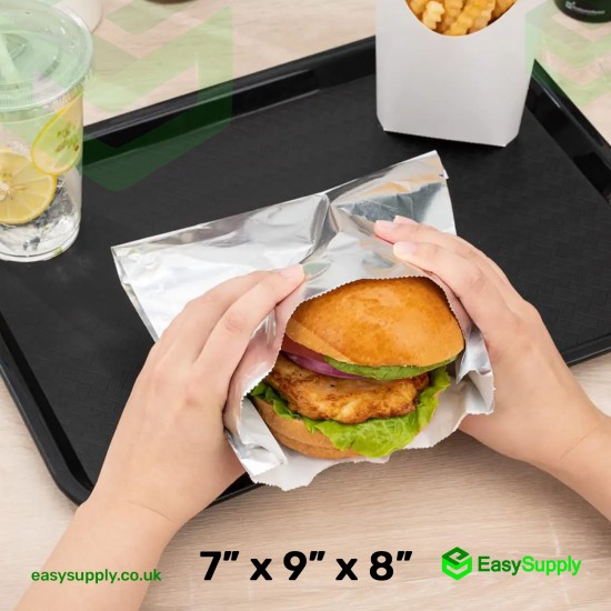 7" 9" 8" Foil Lined Bages 177 mm x 228 mm x 203 mm