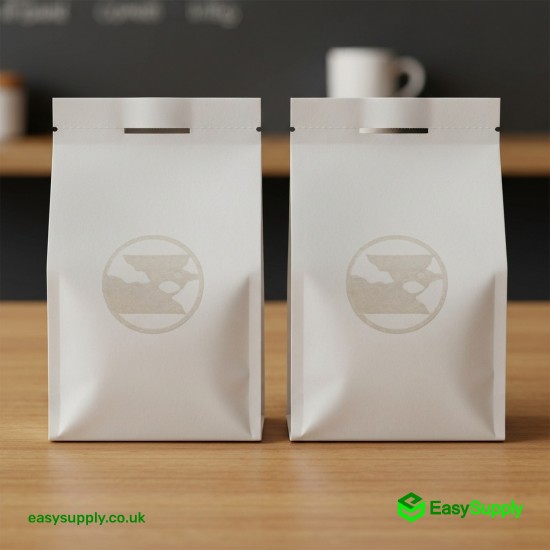 6 x 6 White Paper Bag Greaseproof Paper